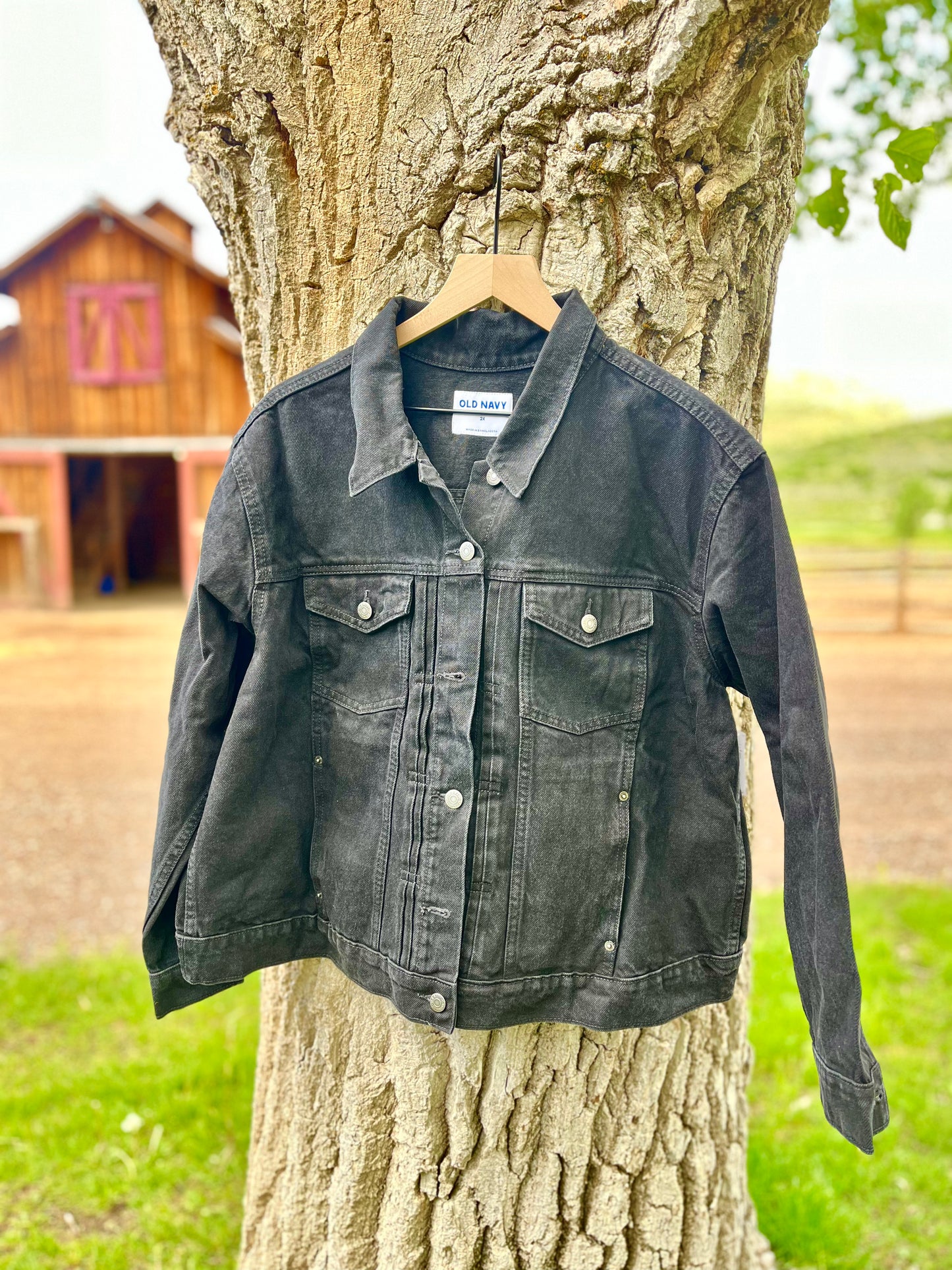 Black Denim Pendleton Jacket ￼